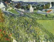 Vincent Van Gogh Vineyards at Auvers oil painting artist